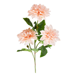 Sztuczny kwiat dalia różowa 66 cm
