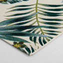 Dywanik w liście turkusowy FLORAL 60x100 cm