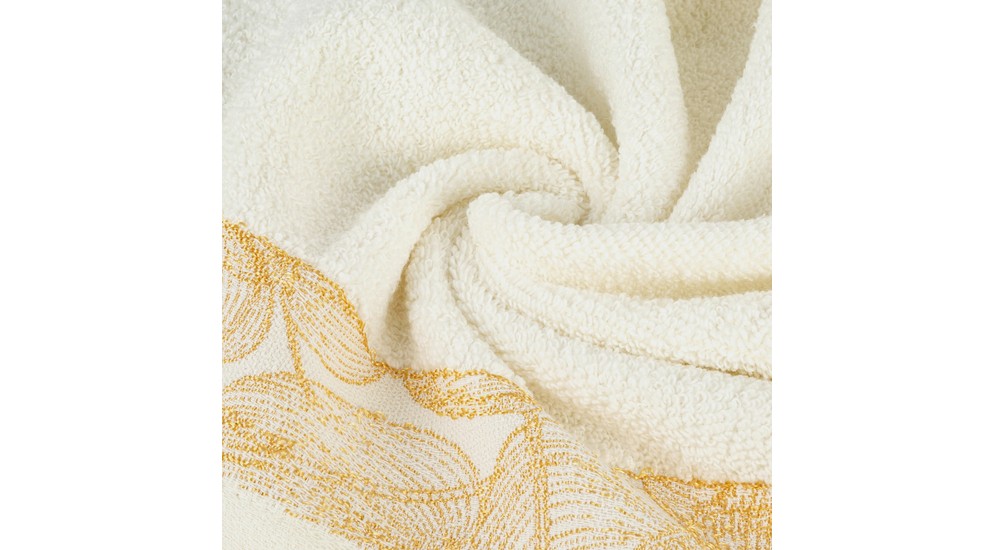 Ręcznik bawełniany kremowy AGIS 50x90 cm