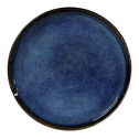 Talerz deserowy ceramiczny niebieski SUELO 21 cm