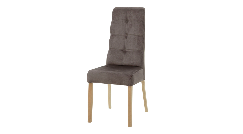 Krzesło tapicerowane brązowe RAIA