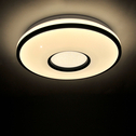 Plafon LED 24W IP44 biało-czarny DETROIT 39 cm