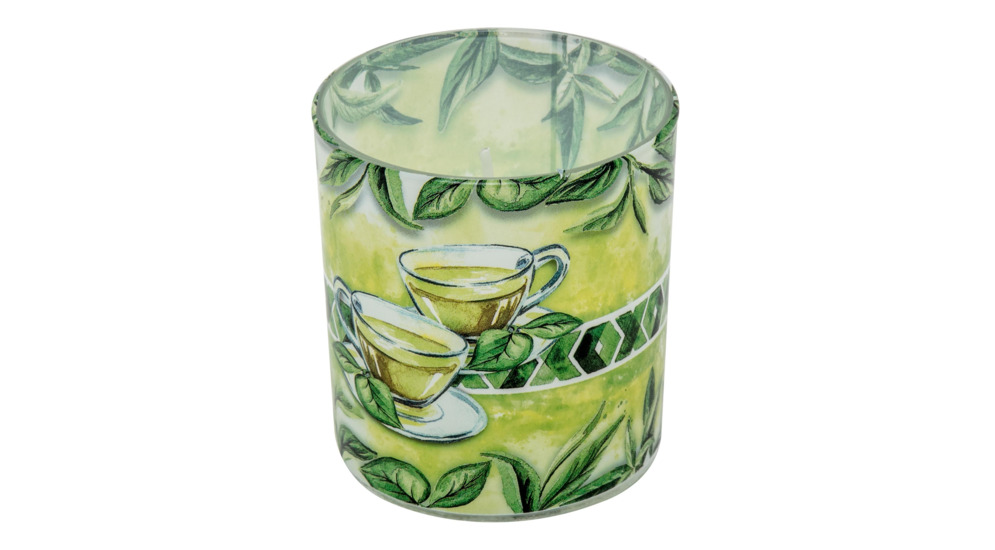 Świeczka zapachowa w szkle zapach zielona herbata VERONA GREEN TEA