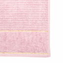 Ręcznik bawełniany brudny róż VENICE 70x140 cm