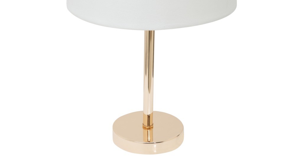 Lampa stołowa 41022-3 złoto-biała