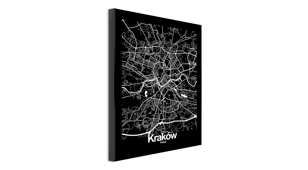 Obraz Mapa Krakowa ARTBOX DIGI 50x70 cm