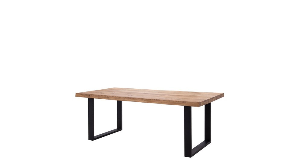 Stół z drewnianym blatem MONTI 200 cm