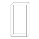 ADBOX Camilla Szafa 3-drzwiowa, 1 drążek 150x60x201,6 cm