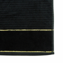 Ręcznik bawełniany czarny VENICE 70x140 cm