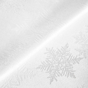 Obrus świąteczny biały SNOW 140x220 cm