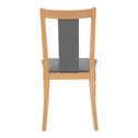 Krzesło drewniane z tapicerowanym siedziskiem NIKAS