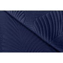 Narzuta na łóżko pikowana w liście ciemnoniebieska FERN 200x220 cm
