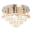 Lampa sufitowa glamour szklane kryształki chrom ALEX - outlet