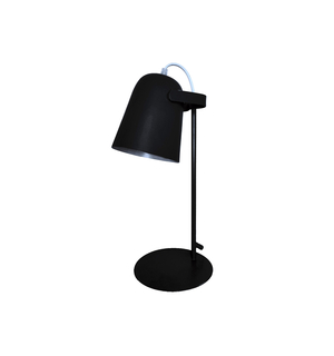 Lampa biurkowa z regulowanym kloszem czarna