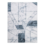 Dywan geometryczny szary marmur PUERTO 160x230 cm