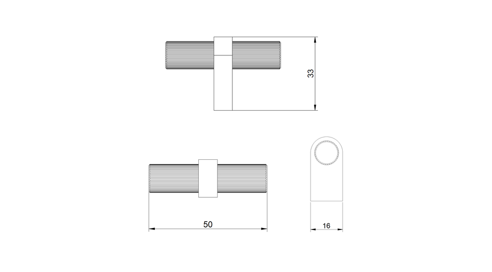 Skomponowany z 2 elementów uchwyt posiada prosty, geometryczny kształt - ozdobny i wygodny w użyciu.