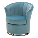 Fotel obrotowy niebieski CENERE