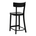 Krzesło barowe czarne MINI-SEDIA
