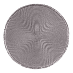Podkładka stołowa okrągła szara CARIBI 38 cm