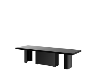 Stół rozkładany KOLOS MAX czarny połysk