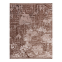 Dywan postarzany brązowy z frędzlami MADELEINE 160x230 cm