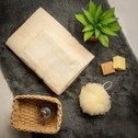 Ręcznik bambusowy kremowy BAMBOO 70x140 cm