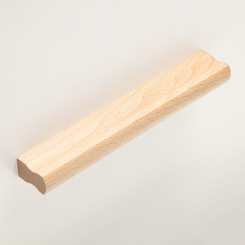 Uchwyt drewniany podłużny COTOPAXI 16 cm dąb naturalny