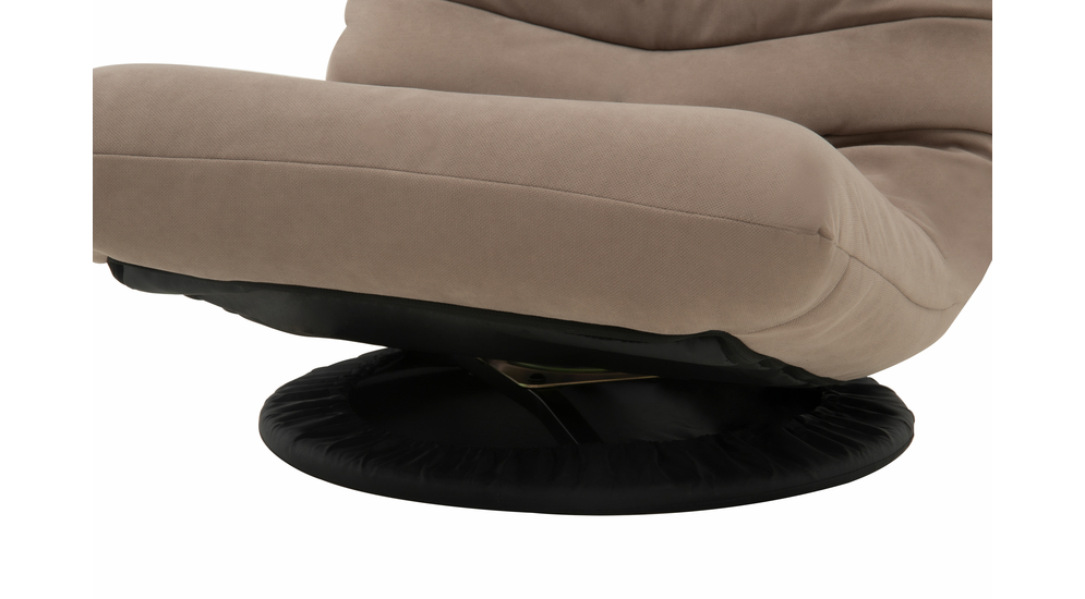 Fotel podłogowy obrotowy jasnobrązowy HEMI