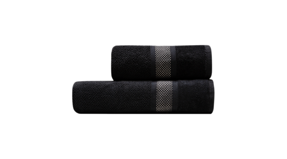 Ręcznik czarny GREY 50x100 cm