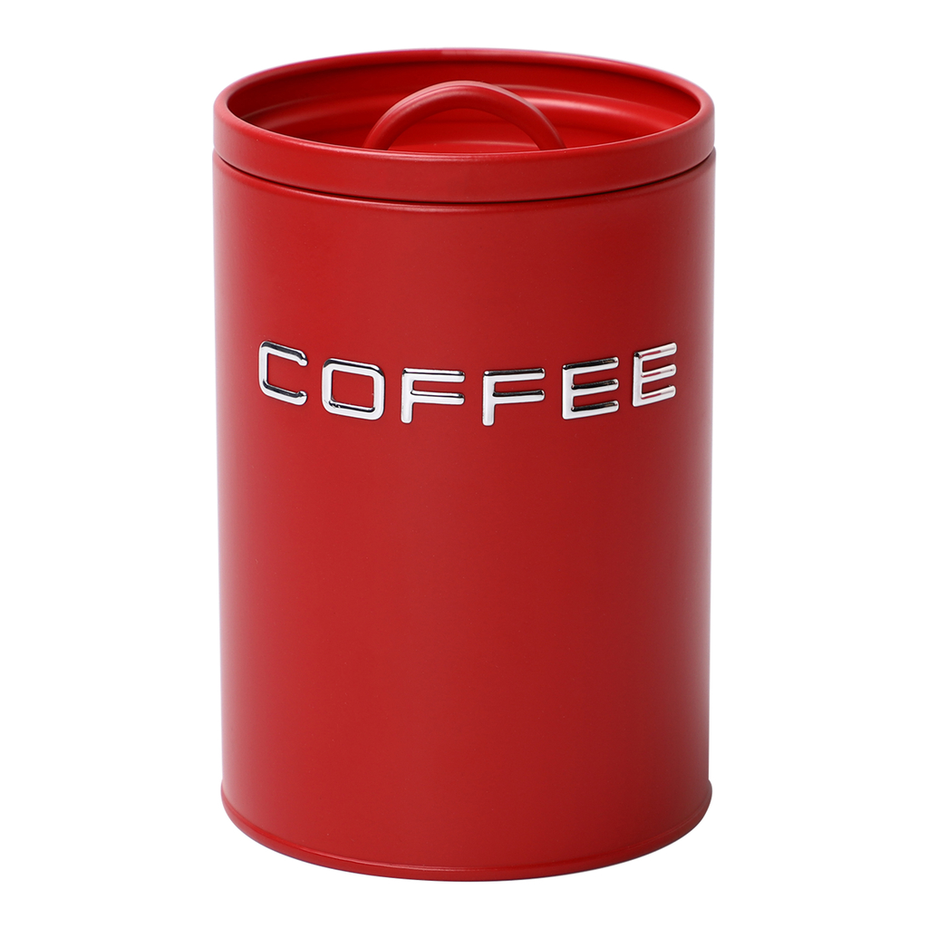 Pojemnik kuchenny na kawę czerwony COFFEE