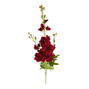 Sztuczny kwiat ostróżka czerwona 98 cm