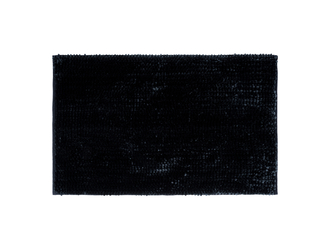 Dywanik łazienkowy czarny CHENILLE 50x80 cm