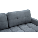 Sofa 3-osobowa szara CUBA
