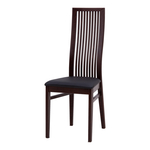 Krzesło tapicerowane buk czekoladowy FINEZJA 1