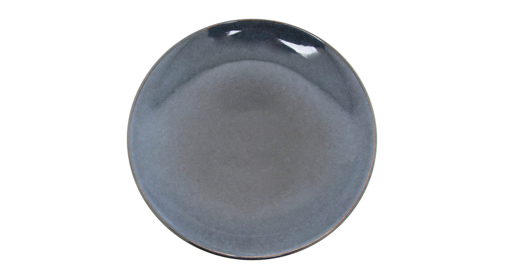 Talerz deserowy ceramiczny ciemnoniebieski LUNA 20 cm