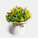 Bukiet sztucznych kwiatów w doniczce MIX 28 cm