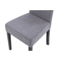 Krzesło tapicerowane szare AMAT