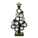 Ozdoba świąteczna CHOINKA czarno-złota 31 cm