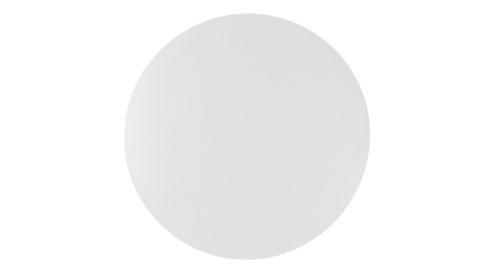 Kinkiet minimalistyczny okrągły biały LUNA NEW 30 cm