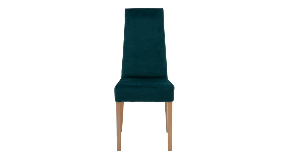 Krzesło tapicerowane zielone AMIES