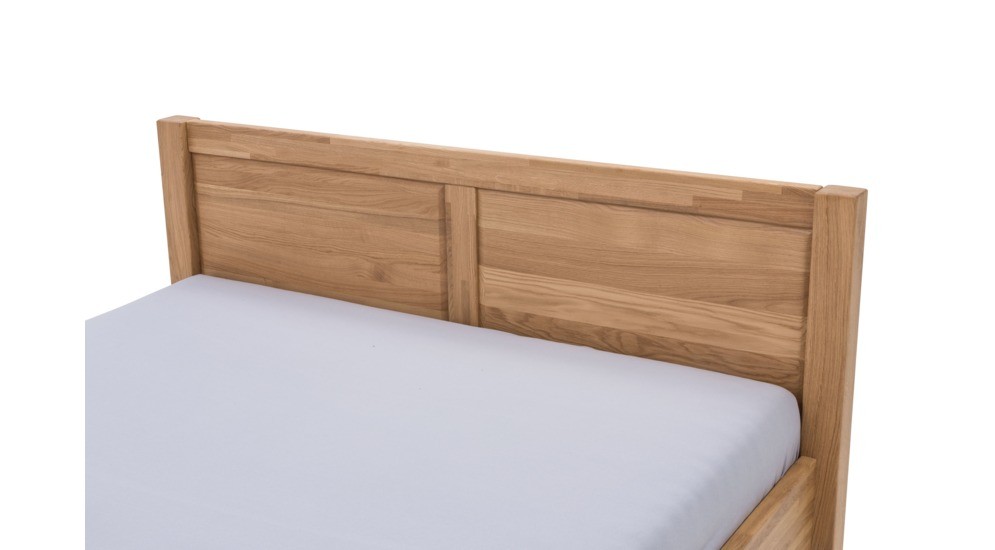 Łóżko drewniane LIMEA 160x200 cm ze stelażem