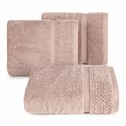 Ręcznik bawełniany pudrowy róż Vilia 70x140 cm