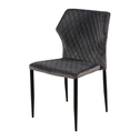 Krzesło z tapicerowane szare PARINA
