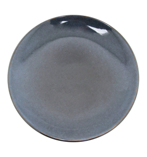 Talerz obiadowy ceramiczny ciemnoniebieski LUNA 27 cm