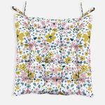 Poduszka na krzesło w kwiaty SUMMER ZANZI OUTDOOR 40x40 cm