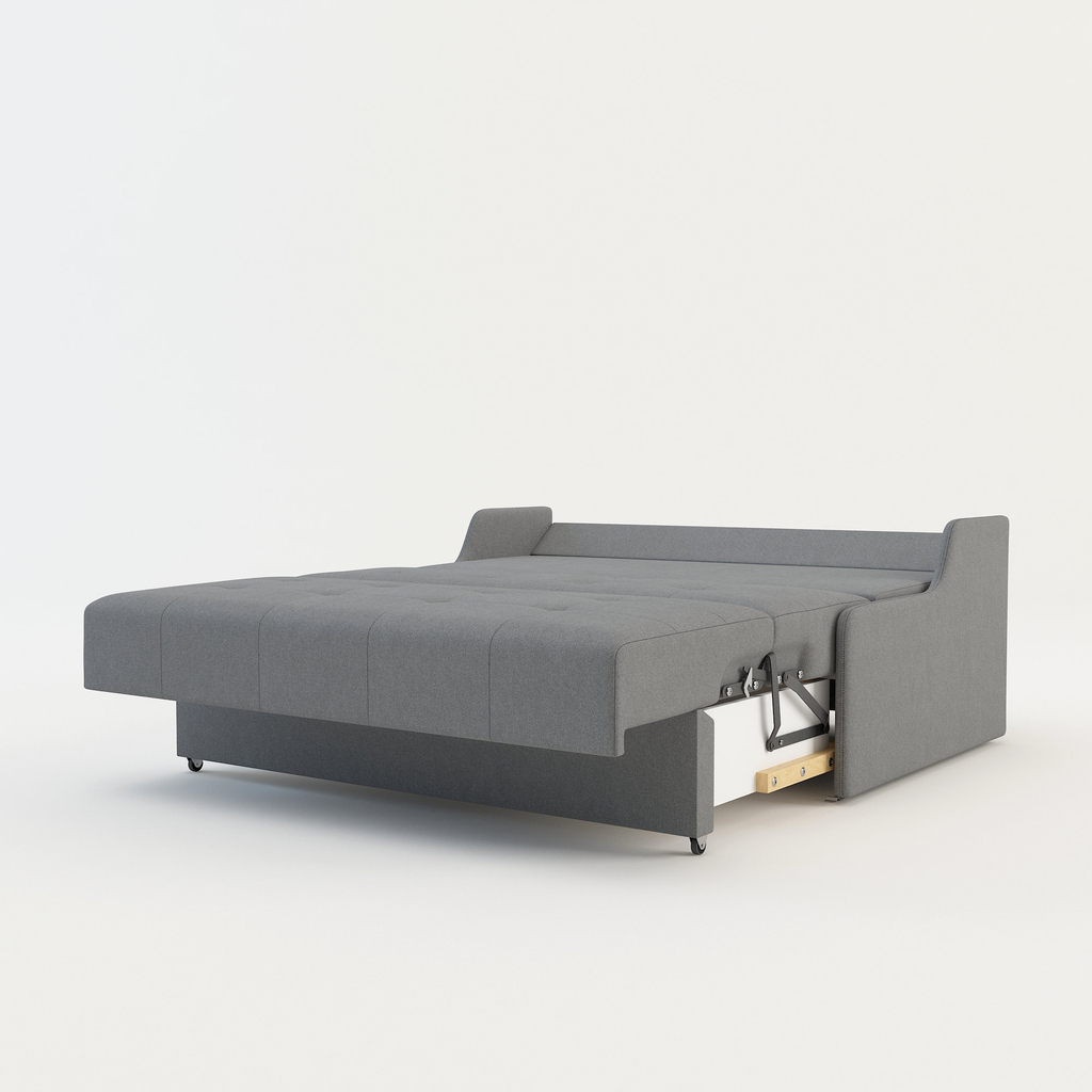 Sofa rozkładana 3-osobowa szara MATI III