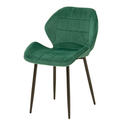 Krzesło tapicerowane zielone WILLOW