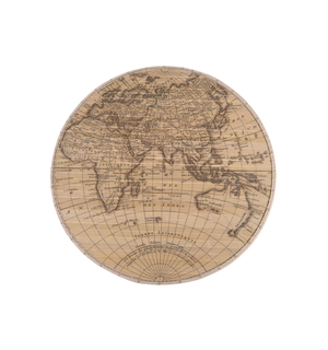 Mapa świata okrągła bambusowa 60 cm 