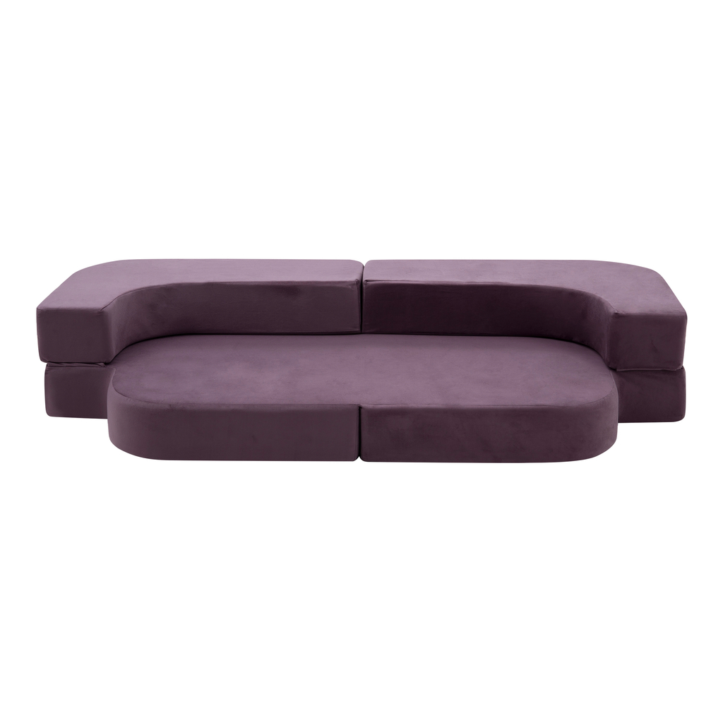 Sofa z pianki fioletowa LEOSIA