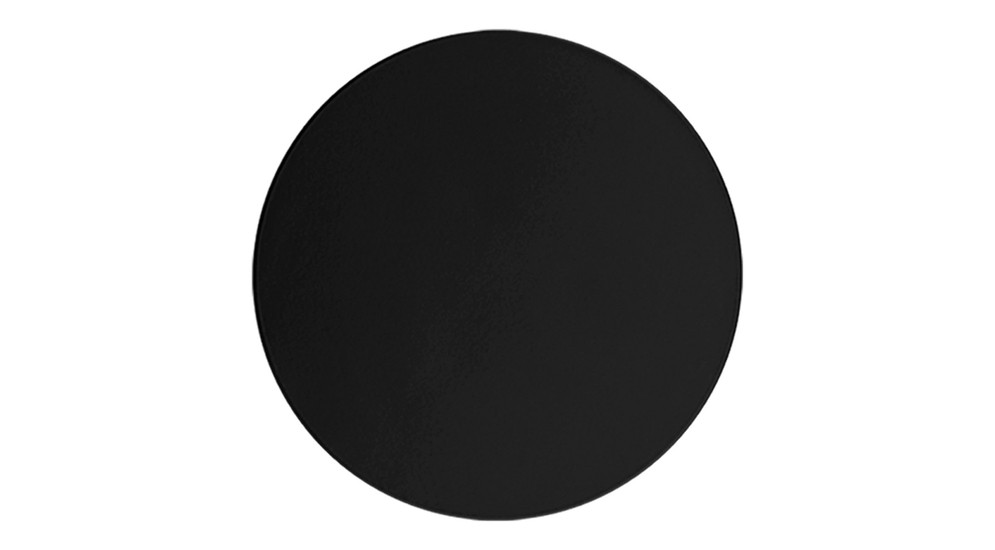 Kinkiet minimalistyczny okrągły czarny LUNA NEW 20 cm